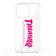 【iPhone13 Pro ケース】Logo Hybrid Clear Case (PINK)