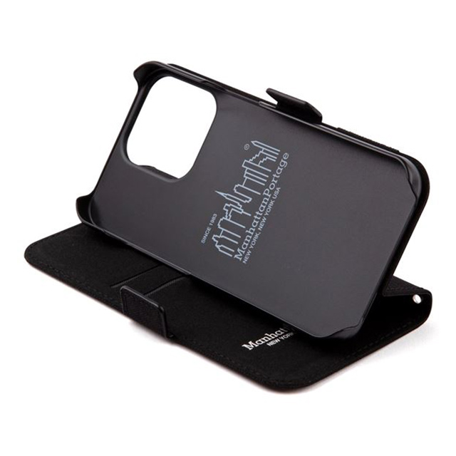 【iPhone13 Pro ケース】CORDURA NYLON Book Type Case (BLACK)goods_nameサブ画像