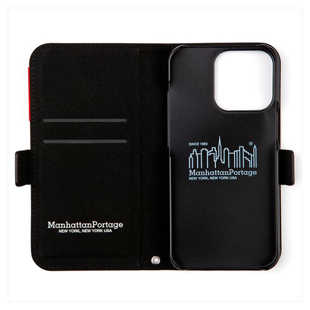 【iPhone13 Pro ケース】PU LEATHER Book Type Case (BLACK)サブ画像