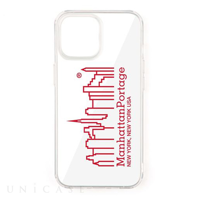 【iPhone13 mini ケース】Hybrid Clear Case (RED)