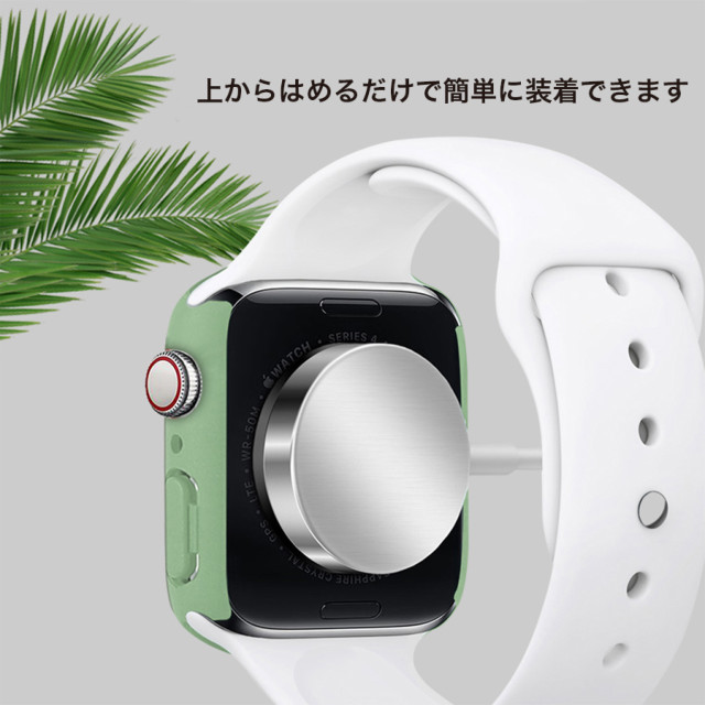 【Apple Watch ケース 45mm】液晶ガラス付きPCカバー (ブラック) for Apple Watch Series9/8/7サブ画像