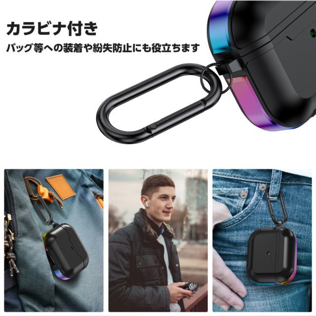 【AirPods(第3世代) ケース】TPU＋アルミニウムケース (ブルー)goods_nameサブ画像