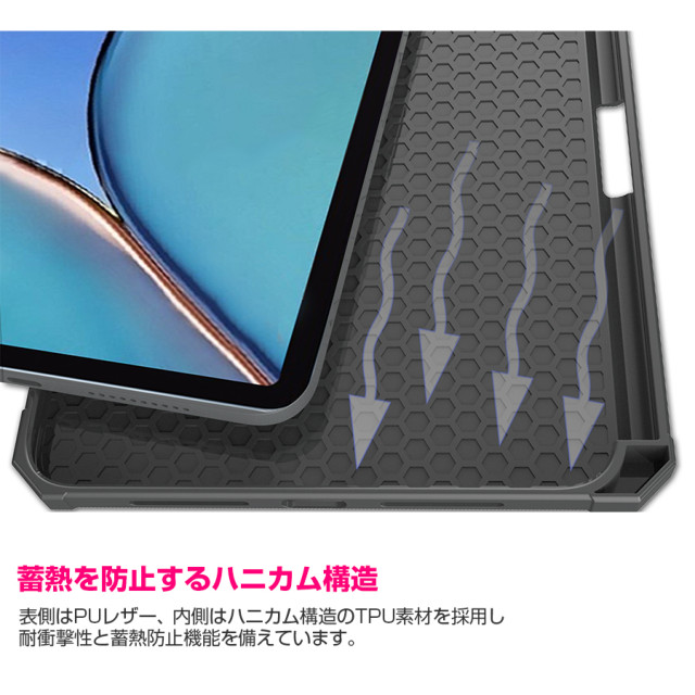 iPad mini(8.3inch)(第6世代) ケース】ペンシル収納付きレザーケース