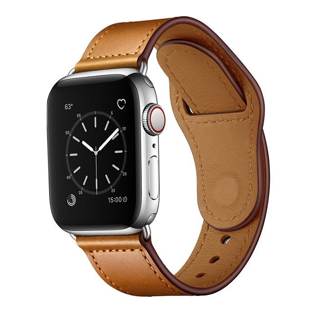 【Apple Watch バンド 49/45/44/42mm】ピンバックル レザー (キャメルブラウン) for Apple Watch Ultra2/1/SE(第2/1世代)/Series9/8/7/6/5/4/3/2/1goods_nameサブ画像