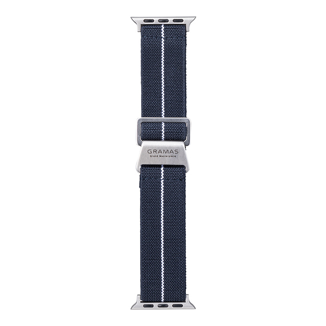 【Apple Watch バンド 49/45/44/42mm】”MARINE NATIONALE” STRAP (Navy/White) for Apple Watch Ultra2/SE(第2/1世代)/Series9/8/7/6/5/4/3/2/1サブ画像