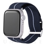 【Apple Watch バンド 41/40/38mm】”MARINE NATIONALE” STRAP (Navy/White) for Apple Watch SE(第2/1世代)/Series9/8/7/6/5/4/3/2/1