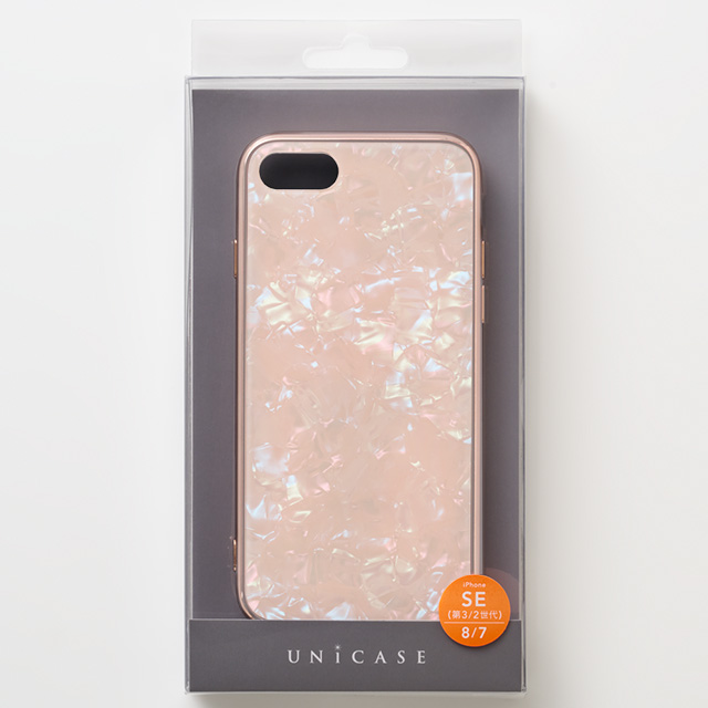 【iPhoneSE(第3/2世代)/8/7 ケース】Glass Shell Case for iPhoneSE(第3世代)(coral pink)goods_nameサブ画像