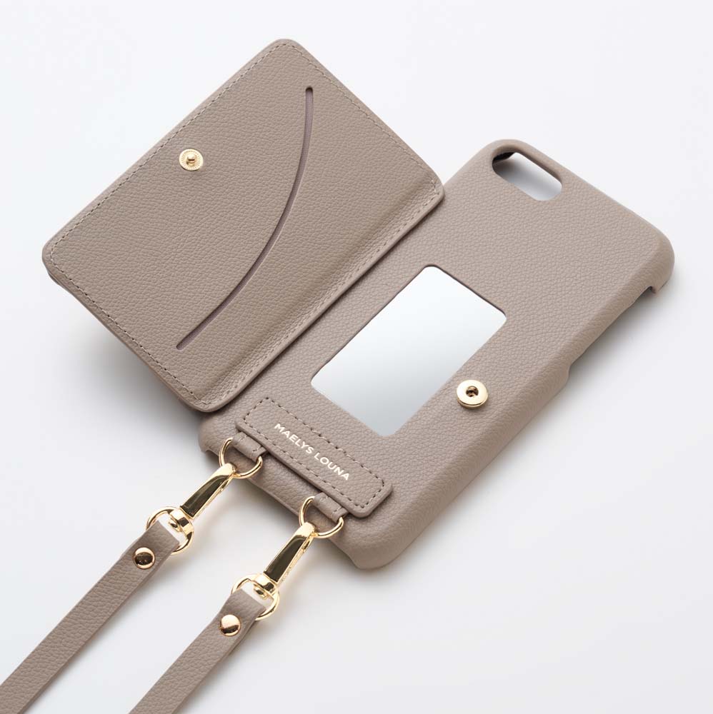 【iPhoneSE(第3/2世代)/8/7 ケース】Clutch Ring Case for iPhoneSE(第3世代)(beige)goods_nameサブ画像