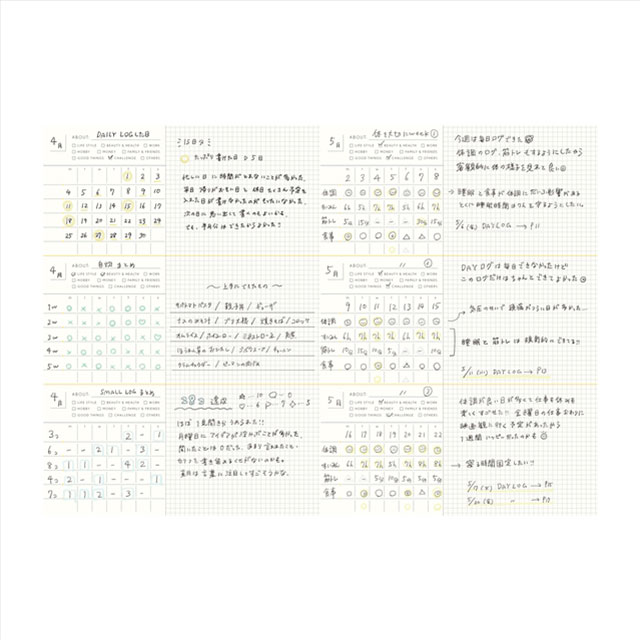 SUNNY LOG NOTE (yellow)goods_nameサブ画像