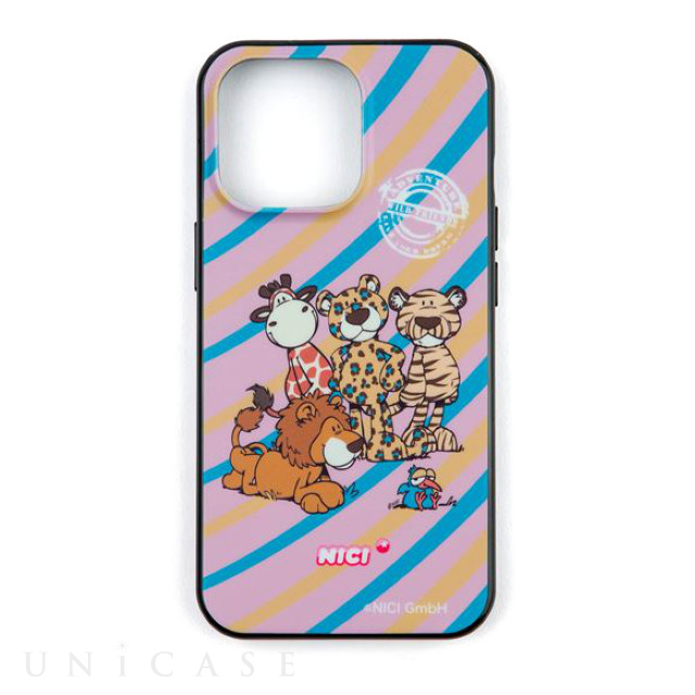 【iPhone13 Pro ケース】Hybrid Back Case (ワイルドフレンズ)