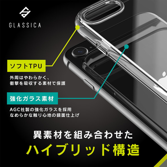 【iPhoneSE(第3/2世代)/8/7 ケース】[GLASSICA] 背面ガラスケース (クリア)goods_nameサブ画像