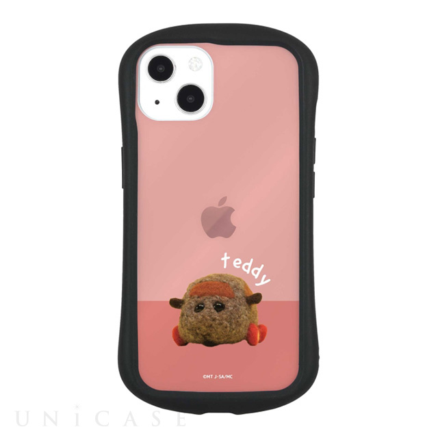 【iPhone13 ケース】PUI PUI モルカー ハイブリッドクリアケース (テディ)