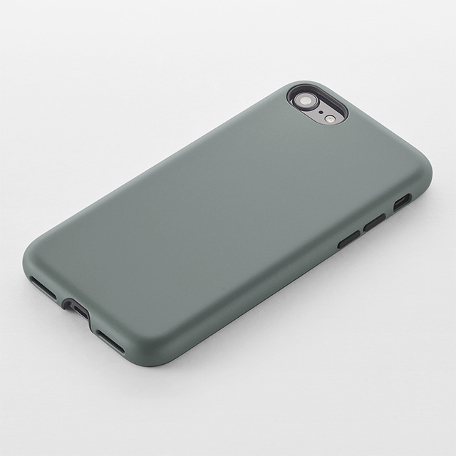 【iPhoneSE(第3/2世代)/8/7 ケース】Smooth Touch Hybrid Case for iPhoneSE(第3世代) (moss gray)goods_nameサブ画像