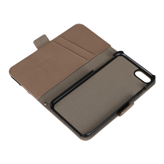 【iPhoneSE(第3/2世代)/8/7 ケース】DAISY PACH PU QUILT Leather Book Type Case (TAUPE/BLACK)goods_nameサブ画像