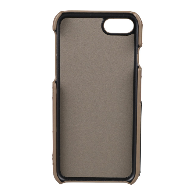 【iPhoneSE(第3/2世代)/8/7 ケース】DAISY PACH PU QUILT Leather Back Case (TAUPE/BLACK)サブ画像