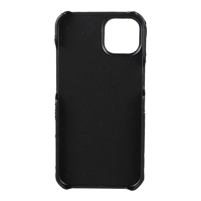 【iPhone13 ケース】DAISY PACH PU QUILT Leather Back Case (BLACK/WHITE)goods_nameサブ画像