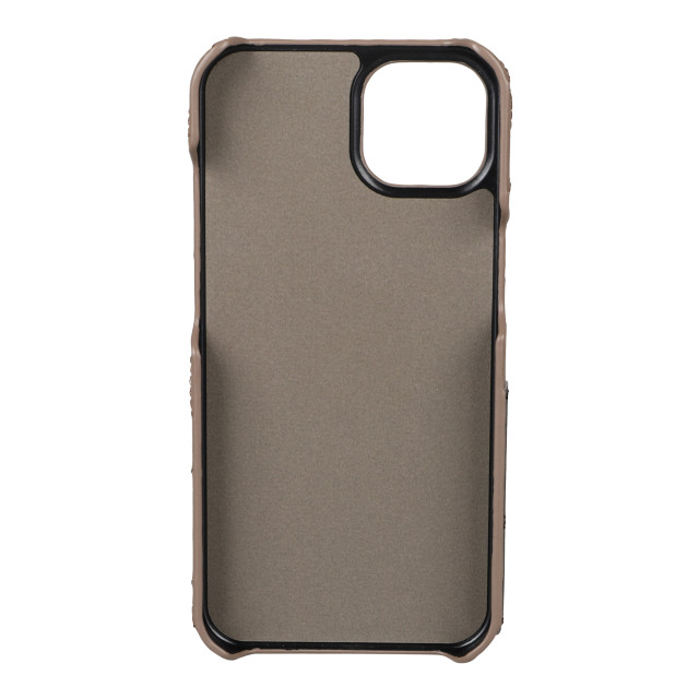 【iPhone13 ケース】DAISY PACH PU QUILT Leather Back Case (TAUPE/BLACK)サブ画像