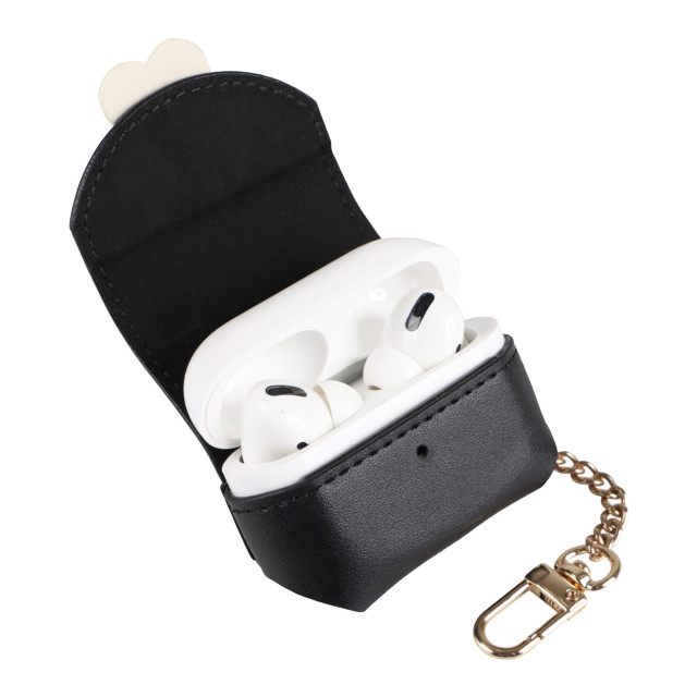 【AirPods Pro(第1世代) ケース】PU Leather Case (BLACK)goods_nameサブ画像