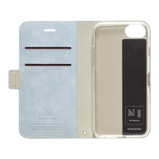 【iPhoneSE(第3/2世代)/8/7/6s/6 ケース】手帳型ケース Style Natural (Blue Gray)goods_nameサブ画像