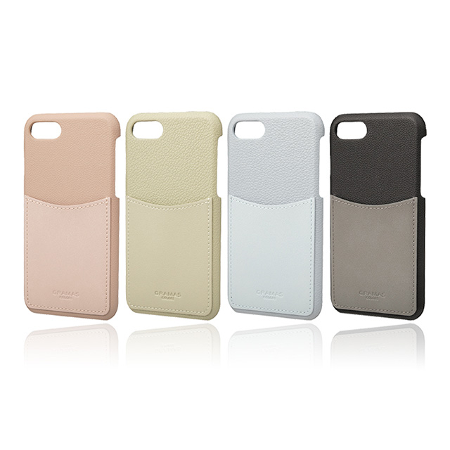 【iPhoneSE(第3/2世代)/8/7/6s/6 ケース】“Shrink” PU Leather Shell Case (Sage Green)goods_nameサブ画像