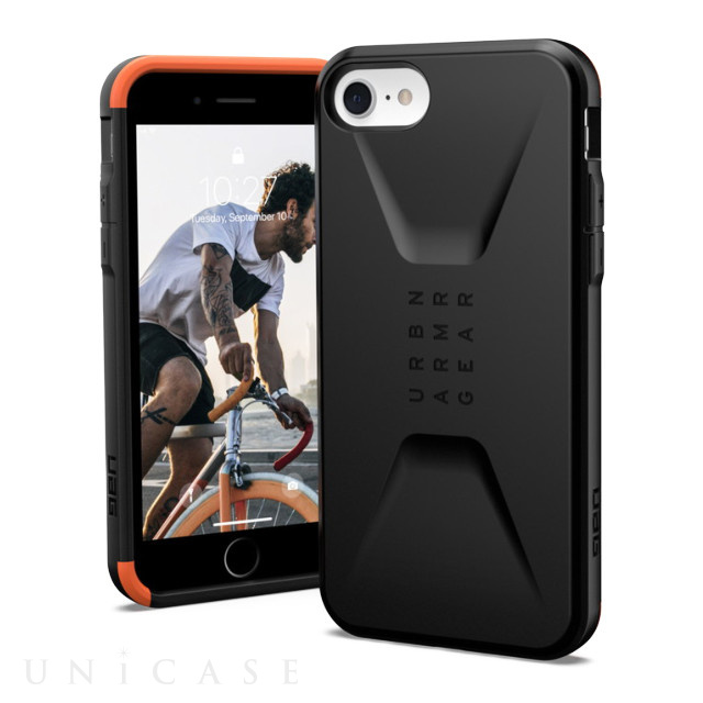 【iPhoneSE(第3/2世代)/8/7 ケース】UAG Civilian (Black)