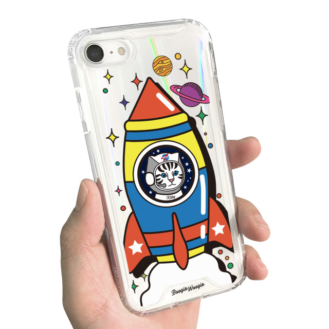 【iPhoneSE(第3/2世代)/8/7 ケース】オーロラケース (Kitty Rocket)goods_nameサブ画像