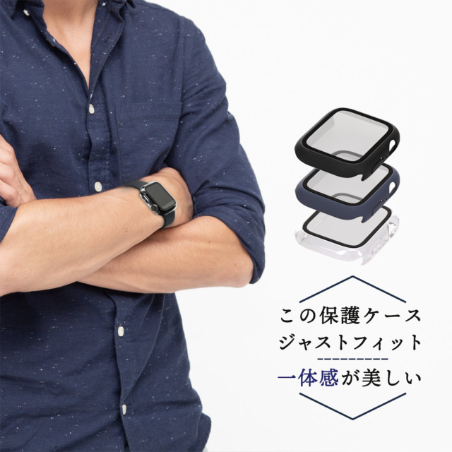 【Apple Watch ケース 40mm】ガラスフィルム一体型 保護ケース ALL IN ONE GLASS CASE OWL-AWBCV04シリーズ (クリア) for Apple Watch SE(第1世代)/Series6/5/4サブ画像