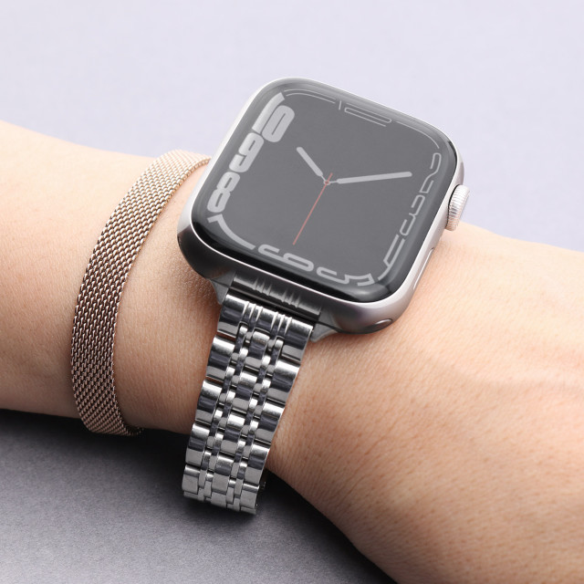 【Apple Watch バンド 41/40/38mm】JUBILEE METAL BAND (シルバー) for Apple Watch SE(第2/1世代)/Series9/8/7/6/5/4/3/2/1goods_nameサブ画像