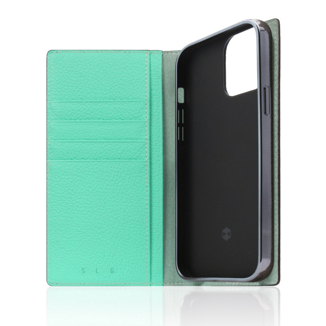 【iPhone13 Pro ケース】Neon Full Grain Leather Case (ティール)goods_nameサブ画像