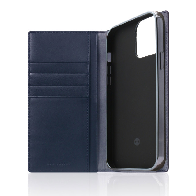 【iPhone13 ケース】Edition Calf Skin Leather Diary (ネイビー)goods_nameサブ画像