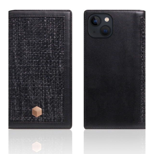 【iPhone13 ケース】Edition Calf Skin Leather Diary (ブラック)goods_nameサブ画像