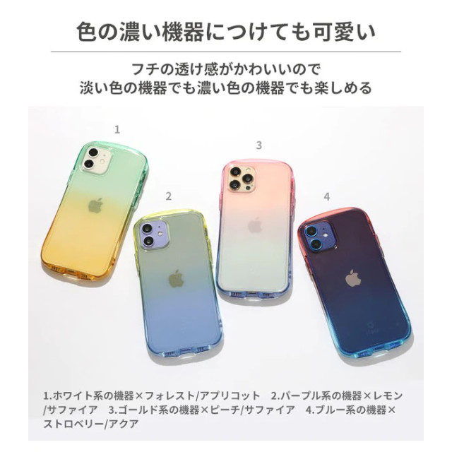 【iPhone12/12 Pro ケース】iFace Look in Clear Lollyケース (フォレスト/アプリコット)goods_nameサブ画像