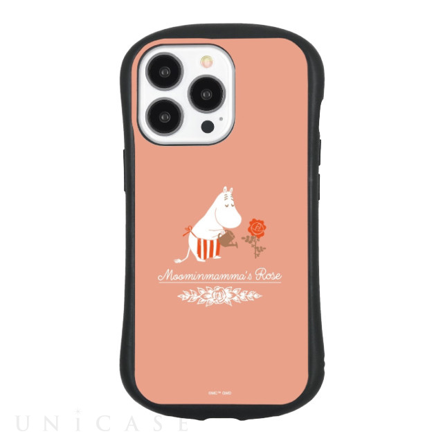 【iPhone13 Pro ケース】ムーミン Moominmamma’s Rose ハイブリッドガラスケース (ムーミンママB)