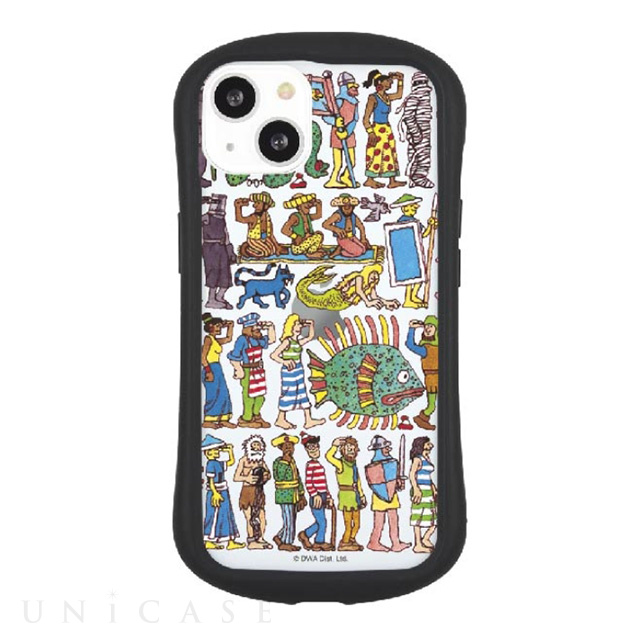 【iPhone13 ケース】WHERE’S WALLY？ ハイブリッドクリアケース (ワールド)