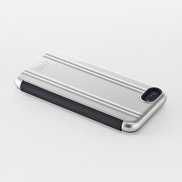 【アウトレット】【iPhoneSE(第3/2世代)/8/7 ケース】ZERO HALLIBURTON Hybrid Shockproof Flip case for iPhoneSE(第3世代)(Silver)goods_nameサブ画像