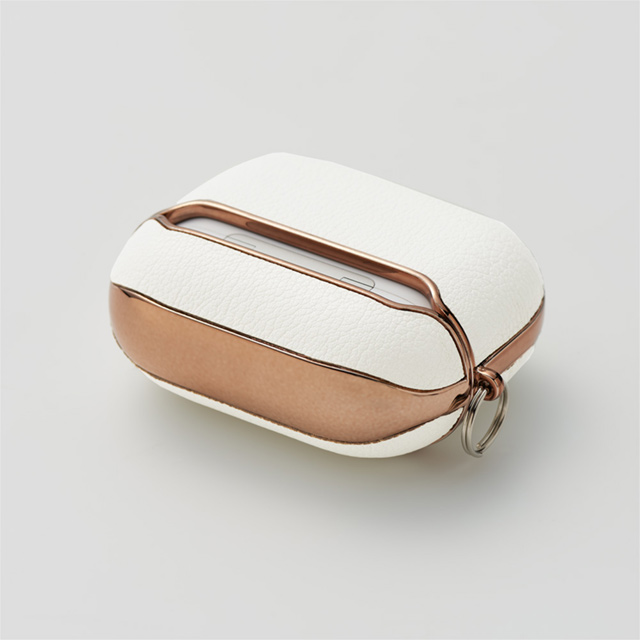 【アウトレット】【AirPods(第3世代) ケース】AirPods Texture Case(emboss-white)サブ画像