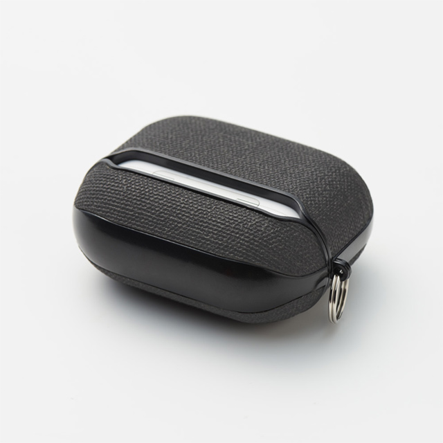 【アウトレット】【AirPods(第3世代) ケース】AirPods Texture Case(fabric-black)サブ画像