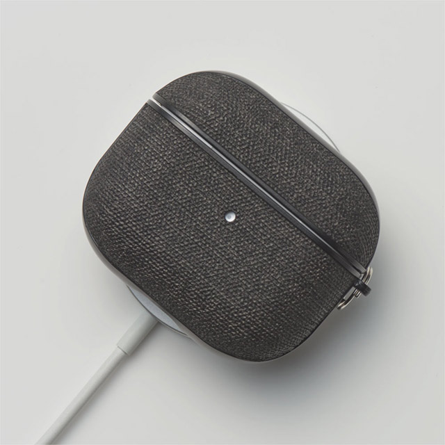 【アウトレット】【AirPods(第3世代) ケース】AirPods Texture Case(fabric-black)サブ画像