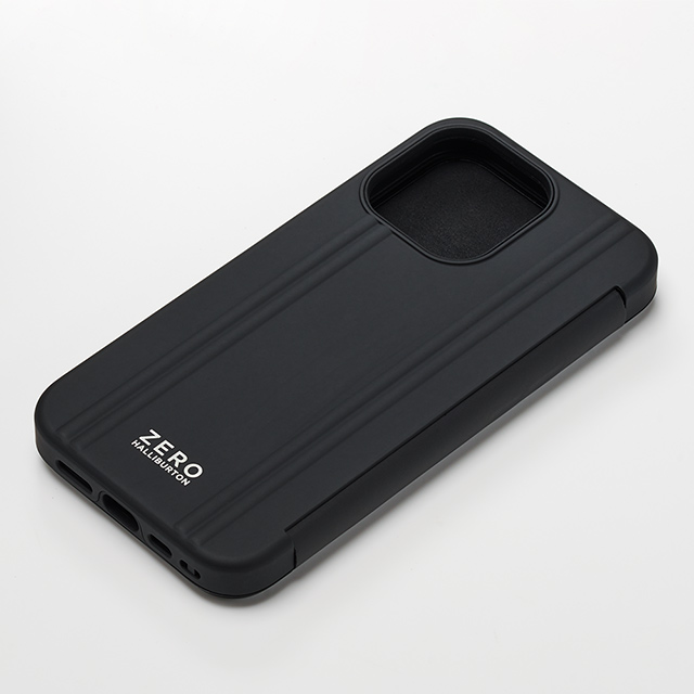 【アウトレット】【iPhone13 mini ケース】ZERO HALLIBURTON Hybrid Shockproof Flip Case for iPhone13 mini (Black)goods_nameサブ画像