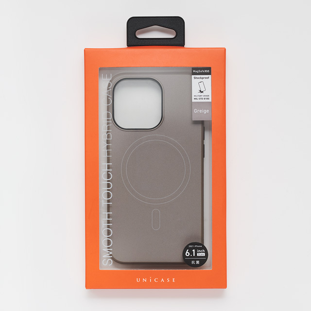 【アウトレット】【iPhone13 mini/12 mini ケース】MagSafe対応 Smooth Touch Hybrid Case for iPhone13 mini (greige)goods_nameサブ画像