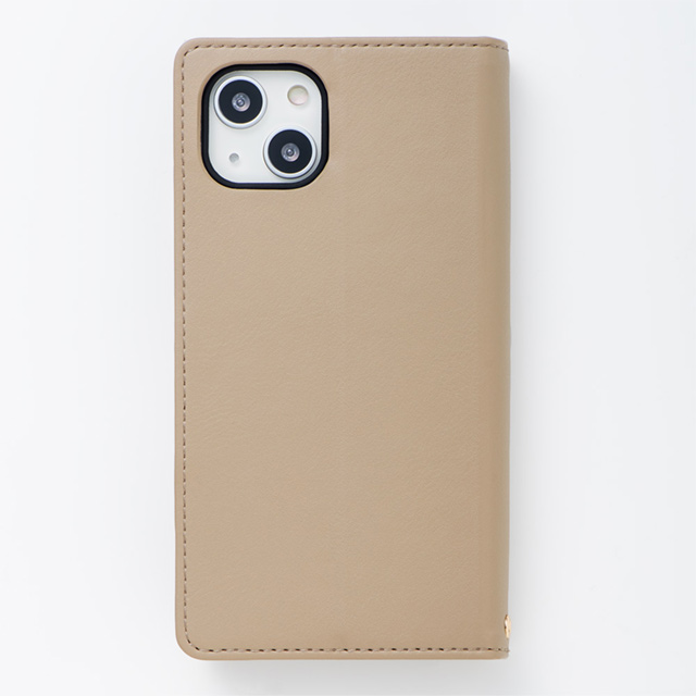 【アウトレット】【iPhone13 ケース】Letter Ring Flip Case for iPhone13 (beige)サブ画像