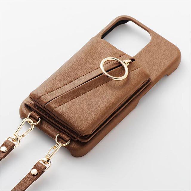 【アウトレット】【iPhone13 Pro ケース】Clutch Ring Case for iPhone13 Pro (brown)goods_nameサブ画像