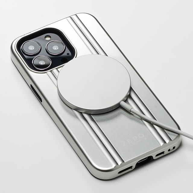 【アウトレット】【iPhone13 mini ケース】ZERO HALLIBURTON Hybrid Shockproof Case for iPhone13 mini (Silver)goods_nameサブ画像