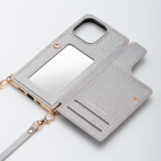 【アウトレット】【iPhone13 mini ケース】Cross Body Case for iPhone13 mini (pearl silver)goods_nameサブ画像