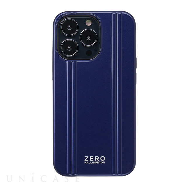 【アウトレット】【iPhone13 Pro ケース】ZERO HALLIBURTON Hybrid Shockproof Case for iPhone13 Pro (Blue)