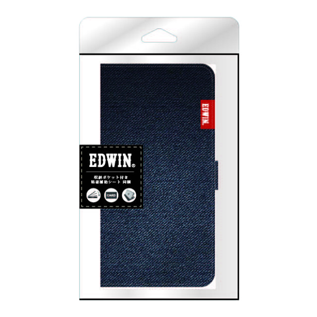 【マルチ スマホケース】両利きマルチ手帳 EDWIN (タグデニム/インディゴ)goods_nameサブ画像