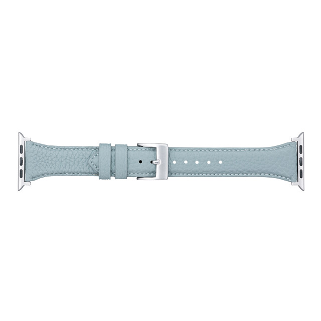 【Apple Watch バンド 49/45/44/42mm】German Shrunken-calf Genuine Leather Watchband Pin Buckle Type (ベイビーブルー)goods_nameサブ画像