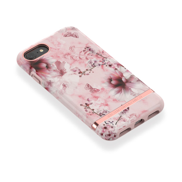 【iPhoneSE(第3/2世代)/8/7 ケース】Pink Marble Floral - Rose Gold Detailsgoods_nameサブ画像