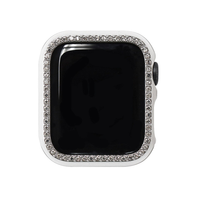 【Apple Watch ケース 41mm】ラインストーンケース (シルバー) for Apple Watch Series9/8/7goods_nameサブ画像