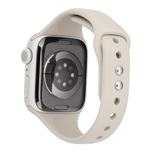 【Apple Watch バンド 41/40/38mm】スリムシリコンバンド (スターリーホワイト) for Apple Watch SE(第2/1世代)/Series9/8/7/6/5/4/3/2/1goods_nameサブ画像